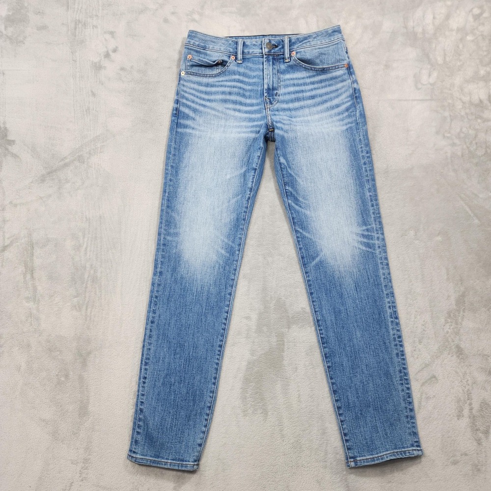 American Eagle Jeans Mens 29x32 Blue Athletic Straight Denim AirFlex+ Temp Tech